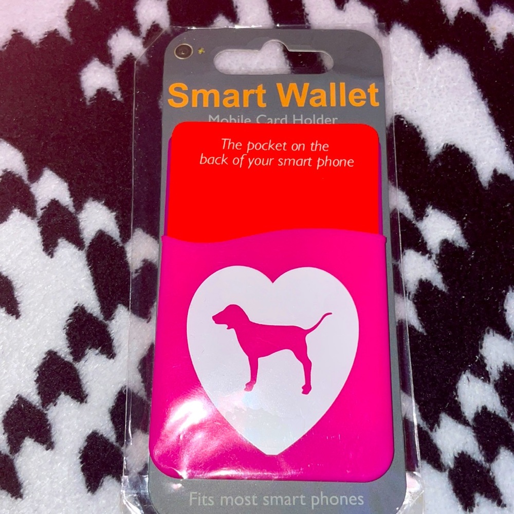 📱 VS PINK Smart Wallet with Pup Heart 📱